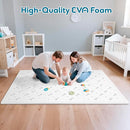 Baby Foam Play Mat-72”x 48” Baby Playmat,6-Piece Interlocking Foam Floor Tiles,Puzzle Mat for Infants and Toddlers,Waterproof,Non Toxic Play Mat for Tummy Time Mat(Arrow) by TinyTreasures Baby Boutique