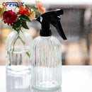 OFFIDIX Spray Bottle, Pressure Watering Can, Handheld Spray Bottles, Outdoor Indoor Plant Mister, 0.4L/13.5oz Glass Water Spray Bottle for Garden, Plants, Cleaning, Hairdressing (Clear) by GreenHaven Gardens