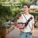 Toddler Sling Carrier, Easy to Wear Baby Carrier Sling 7-40 lbs, Adjustable Lightweight Baby Wrap Sling, Perfect Toddler Hip Carriers One Size Fits All, Pink by TinyTreasures Baby Boutique