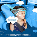 NAPUP Child Head Support for Car Seats – Safe, Comfortable Head & Neck Pillow Support Solution for Front Facing Car Seats and High Back Boosters – Baby Infant Toddler & Kids Travel Accessories (Teal) by TinyTreasures Baby Boutique