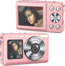 Digital Camera,Autofocus 4K Vlogging Camera for Photography with 32GB Card,48MP Portable Compact Point and Shoot Kids Digital Cameras for Kids Boys Girls with 18X Zoom,Anti-Shake by TinyTreasures Baby Boutique