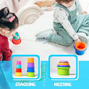 Hely Cancy No Hole Baby Dinosaur Bath Toys for Toddler, Mold Free Kids Bathtub Pool Toys (Dino+Cup) by TinyTreasures Baby Boutique