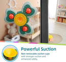 LiKee Strong Suction Cup Fidget Rotating Sensory Bath Toys for Baby 12 18 Months Airplane Car Travel Table & Window Toys for 1 2 Years Old Toddler Boys and Girls by TinyTreasures Baby Boutique
