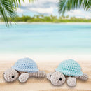 Eelexa Crochet Kit for Beginners, Amigurumi Crocheting Animal Kits, with Step-by-Step Video Tutorials for Kids Adults Beginner - 2 Pack Turtles by TinyTreasures Baby Boutique
