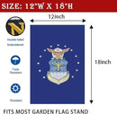 US Embroidered Air Force Garden Flag Double Sided 12x18 inch American Air Force Yard Lawn Garden Flags Banner Heavy Duty Vivid Color Waterproof by GreenHaven Gardens
