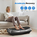 MERACH Vibration Plate Exercise Machine, 3D & 4D Vibration Plate with 2 Tension Ropes LED Display, Whole Body Vibration Platform for Women Men, Exercise Equipment for Home by CozyNest Decor