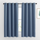 NICETOWN Bedroom Curtains Room Darkening Draperies - Grommet Top Thermal Insulated Light Blocking Energy Saving Privacy Drapes for Flat/Home Office, Stone Blue, 2 Panels, W52 x L63 by TinyTreasures Baby Boutique