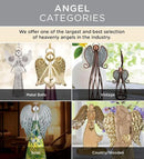 Regal Art & Gift Angel Statue - Metal Indoor/Outdoor Garden Statue Deals, Elegant Garden Decor, Beautiful Gifts for Women, Exquisite Angel Statues for Garden, 23-Inch, Gold by CozyNest Decor