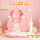 2pcs Magic Electric Dancing Octopus Toy with Led Light and Music,Pink by TinyTreasures Baby Boutique