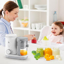 Baby Food Maker Bellababy Baby Food Processor, Puree Blender Steamer with Reversible Steam Basket, One Button Easy Operation & Large Opening for Easy Cleaning by TinyTreasures Baby Boutique