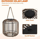 Solar Yard 2-Pack Outdoor Solar Lamp, Water-Resistant Lights for Outside Hanging Lantern Table Lamp Lights Decoration for Garden, Yard, Patio, Porch, Trees, Pathway, Natural by CozyNest Decor