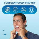 POOOF! Dissolving Teeth Whitening Strips by Dr. Bill Dorfman | 12% Hydrogen Peroxide | No-Slip Melt-Away Advanced Seal | Fast Stain Removal | Enamel & Sensitive Safe | 20 Ct (10-Day) | Polar Mint by CozyNest Decor