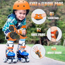 Kids Bike Helmet Set Adjustable Helmet for Ages 3-15 Kids Toddler Boys Girls Youth, Multi-Sport Bicycle Skateboarding Football Rollerskating Scooter Rollerblade Balance Bike Helmets by TinyTreasures Baby Boutique