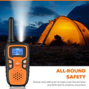 Wishouse Walkie Talkies for Adults Long Range-Rechargeable 4 Pack 2 Way Radios, Hiking Accessories Camping Gear Xmas Birthday Gift for Kids Family with Lamp,SOS Siren,NOAA Weather Alert,Easy to Use by TinyTreasures Baby Boutique