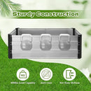 Galvanized Raised Garden Bed 6x3x2 Ft Outdoor Garden Planter Boxes Bottomless for Vegetables, Flowers, Herbs and Succulents Large Metal Raised Garden Bed (Sliver, 72''W×24''H×36''D) by CozyNest Decor