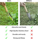 SOLIGT Gardening Hand Tools with Basket – Garden Tool Set with Pruning Shears, Cultivator, Gloves – Heavy-Duty Stainless Steel Gardening Tools with Wood Handle – Gardening Gifts for Women Men by GreenHaven Gardens