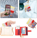 Melsbrinna RFID Passport Holder for Travel, Unisex Adults, Red, PU Leather, RFID Blocking, Passport Cover by TinyTreasures Baby Boutique