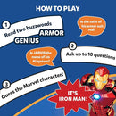 Skillmatics Guess in 10 Marvel, Perfect for Boys, Girls, Kids, Teens, Adults Who Love Card Games, Board Games, Travel Toys, Avengers, Spiderman, Iron Man, Gifts for Ages 8, 9, 10 and Up by TinyTreasures Baby Boutique