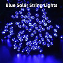 EEW 2-Pack 200 LED Solar String Lights Outdoor, Solar Christmas Lights with 8 Lighting Modes, Waterproof Green Wire Solar Tree Lights for Outside Xmas Wedding Party Garden Patio Decorations (Blue) by GreenHaven Gardens