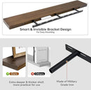 Floating Shelves for Wall, USA-Sourced Fir Wood 48 Inch Wall Shelves Set of 1, Natural Rustic Solid Wooden Floating Shelves Wall Mounted, Nursery Book Storage Shelf, Display Shelf for Bathroom by CozyNest Decor