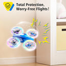 053Drone for Kids,Colourful LED RC Drone, Drone kids for Beginners,3D Flips,Altitude Hold, Propeller Full Protect,Mini drone Toy With 3 Batteries, Great Gift Toy for Boys and Girls by TinyTreasures Baby Boutique