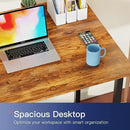 PayLessHere | 32 Inch Computer Desk | Vintage | Office Desk with Metal Frame, Adjustable Feet | Water-Resistant, Scratchproof Surface | Sturdy Writing Table for Home Office or Study | Pack of 1 by CozyNest Decor