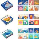 BARMACO Baby Soft Books, Touch and Feel Crinkle Cloth Books for Babies, Infants & Toddlers, Learning Toys Gifts for Boys & Girls, Early Development Interactive Sensory Toys, Ocean Animal Tails Books by TinyTreasures Baby Boutique