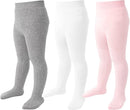 Mini angel Baby Tights Toddler Girl Tights Seamless Cable Knit Leggings Soft Cotton Stockings Pantyhose 3/4/5 Pack by TinyTreasures Baby Boutique