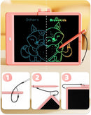 Bravokids Toys for 3 Years Old Girls Boys, LCD Writing Tablet 10 Inch Doodle Board, Electronic Drawing Pads, Educational Birthday Gift for 3 Years Old Kids Toddler (Light Pink) by TinyTreasures Baby Boutique