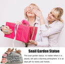 Snail Garden Statue Outdoor Decor Art Solar LED Light Welcome Sign Sculpture Auspicious Snail Resin Figurine Yard Porch Patio Lawn Decorations Housewarming Gifts for Mom Grandma Women by GreenHaven Gardens