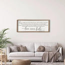 flowtorely Love is Patient, Kind Wall Art Decor 40"X15" Sign 1 Corinthians 13 Bedroom Above Bed Wall Decor Large Bible Verse Quote Scripture Christianity Hanging Sign (Wood) by CozyNest Decor