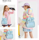 KL928 Girls Bowknot Polka Dot Cute Mini Backpack Small Daypacks Convertible Shoulder Bag Purse for Women by TinyTreasures Baby Boutique