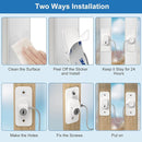 Refrigerator Lock AOSITE 4 Pack Mini Fridge Locks for Kids No Drill Cabinet Lock with Keys Cupboard Lock Child Safety Locks for Cabinets Drawer Locks with Keys Freezer Lock White by TinyTreasures Baby Boutique