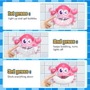 Baby Bath Toys,Light Up Crab Bubble Machine Blower with LED Lights,3 Cute Wind-Up Bath Toys for Kids Ages 1-3 4-8 Toddler Bathub Toy Great Birthday Gifts for Kids by TinyTreasures Baby Boutique