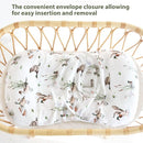 LifeTree Muslin Baby Lounger Cover, Newborn Slipcover Lounger Cover for Boys Girls Infant, Soft 70% Viscose from Bamboo and 30% Cotton, 1 Pack Cover Only, MallardDuck Pattern by TinyTreasures Baby Boutique