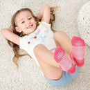 Zaples Baby Non Slip Grip Ankle Socks with Non Skid Soles for Infants Toddlers Kids Boys Girls by TinyTreasures Baby Boutique