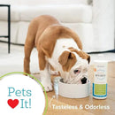 Oxyfresh Premium Pet Dental Care Solution Pet Water Additive: Best Way to Eliminate Bad Dog Breath and Cat Bad Breath - Fights Tartar & Plaque - So Easy, Just Add to Water! Vet Recommended 2 Pack by CozyNest Decor