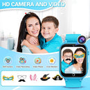 Vakzovy Kids Smart Watch Boys Aged 5-12, HD Touchscreen Kids Watch with 26 Games Video Camera Music Pedometer Audiostory Learn Card Educational Toys Birthday Gifts for Girls Ages 5 6 7 8 9 by TinyTreasures Baby Boutique