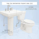 TUSHY 3.0 Spa Bidet Attachment. Cool to Warm Water. It's Time to Replace Toilet Paper, Fresh Water Spray (Requires Sink Access for Optional Temperature Control), Bamboo by CozyNest Decor