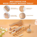7 Pack Wood Therapy Massage Tools for Body Shaping Set, Cellulite Massager,Maderoterapia Kit Colombiana, Lymphatic Drainage Massager Tools for Neck Back Waist Pain Relief by CozyNest Decor