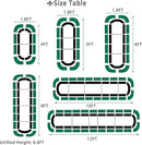 KFN Galvanized Raised Garden Bed,Raised Garden Bed Kit-Oval Metal Flower Box,Large Planter Vegetable Box Outdoor,Planting for Vegetables,Flower,Herb,12FT,0.7mm by GreenHaven Gardens