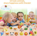 Air Dry Clay Kit for Kids, Modeling Magic Clay for Kids, Ultra Light & Soft, 12 Boxes DIY Animals Model with Step by Step Tutorial and 5 Sculpting Tools, Creative Art Crafts Toys Gifts for Girls Boys by TinyTreasures Baby Boutique