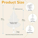 Sublimation Wind Spinner Blanks, 6 Pack 10 Inch 3D Aluminum Metal Hanging Wind Spinner Bulk for Garden Yard Outdoor, Window Porch Decoration for Heat Press Transfer DIY by GreenHaven Gardens