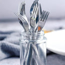Crab Stainless Steel Forks,Small Appetizer Fork 3 Prong Tasting Escargot Forks Portable Cocktail Salad Fruit Forks for Kitchen Accessory Wedding Party,Set of 12, 4.8 Inches by CozyNest Decor