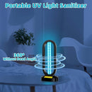 UV Light Sanitizer,4-Speed Timing and Remote Control UVC Home Disinfection Device,Portable Ultraviolet Light Sanitizer for Dust Mites,UV Lamp for Whole Room,Black by TinyTreasures Baby Boutique