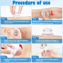 15Pcs Cupping Therapy Set-Professional Silicone Cupping, Suitable for Facial Body Massage/Deep Myofascial Release/Pain Relief/Muscle Relaxation & More (Black,15pcs) by CozyNest Decor