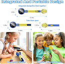 2 in 1 Kids Microscope with Bug Catcher,HD 500X Digital Microscope for Kids with 2" Screen,Photo and Video,STEM Educational Science Kit Learning Toys for Age 3-12 Girls & Boys Birthday Gifts (Blue) by TinyTreasures Baby Boutique