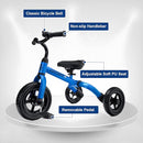 Ancaixin 3 in 1 Toddler Tricycles for 2-5 Years Old Boys and Girls with Detachable Pedal and Bell, Foldable Baby Balance Bike Riding Toys for 2+ Kids, Child Birthday Christmas New Year Gift Blue by TinyTreasures Baby Boutique