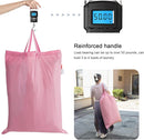 Polecasa Heavy Duty Large Laundry Bag with 130gsm Tear Resistant Fabric and Handles, Easy to Carry Durable Dirty Clothes Drawstring Bag, Perfect for College Dorm, Travel, 2 Pack 28”x36”, Pink by TinyTreasures Baby Boutique