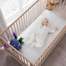 Waterproof Crib Mattress Protector Zippered 2 Pack, 6-Side Waterproof Crib Mattress Encasement, Durable Zipper, Noiseless, 28'' X 52" X 6" by TinyTreasures Baby Boutique